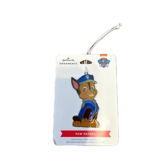 Paw Patrol Blue Brown Holiday Ornament NEW Christmas Hallmark